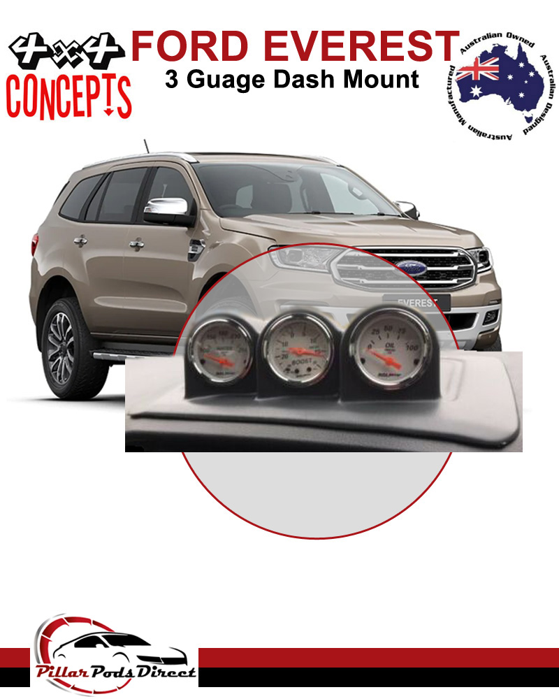 FORD EVEREST 3 x 52 mm PAINTED Factory Grey