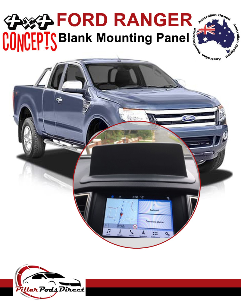 PX MK2 FORD RANGER BLANK MOUNTING PANEL 2015 - CURRENT