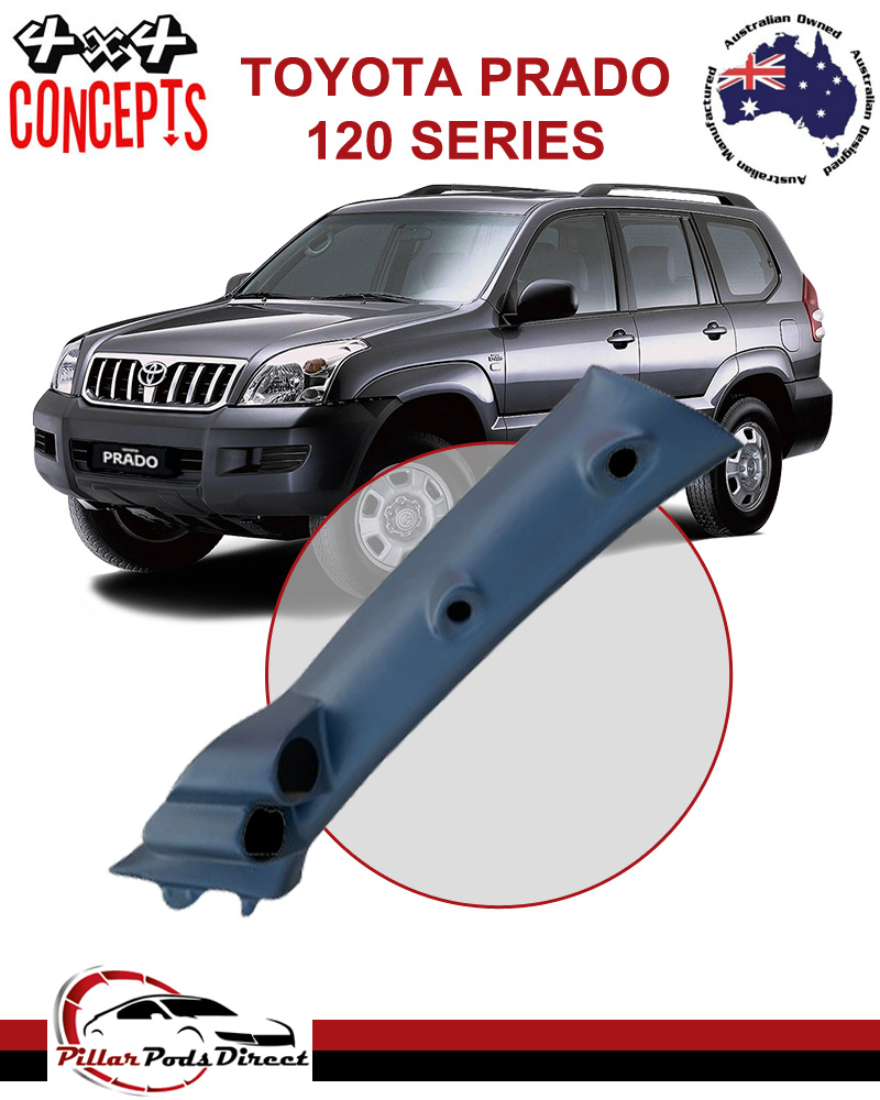 TOYOTA PRADO 120 SERIES LANDCRUISER DOUBLE PILLAR POD GREY